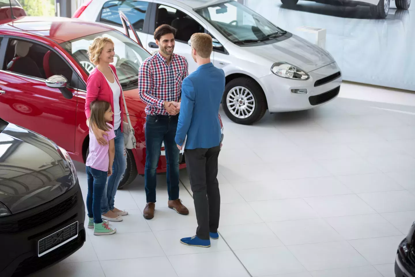 Family car shopping